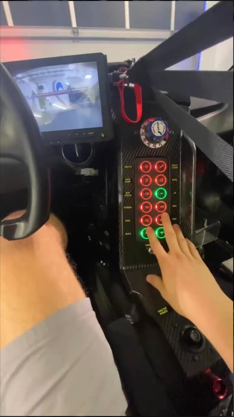 720 Sim Racing Carbon Fiber Button Box