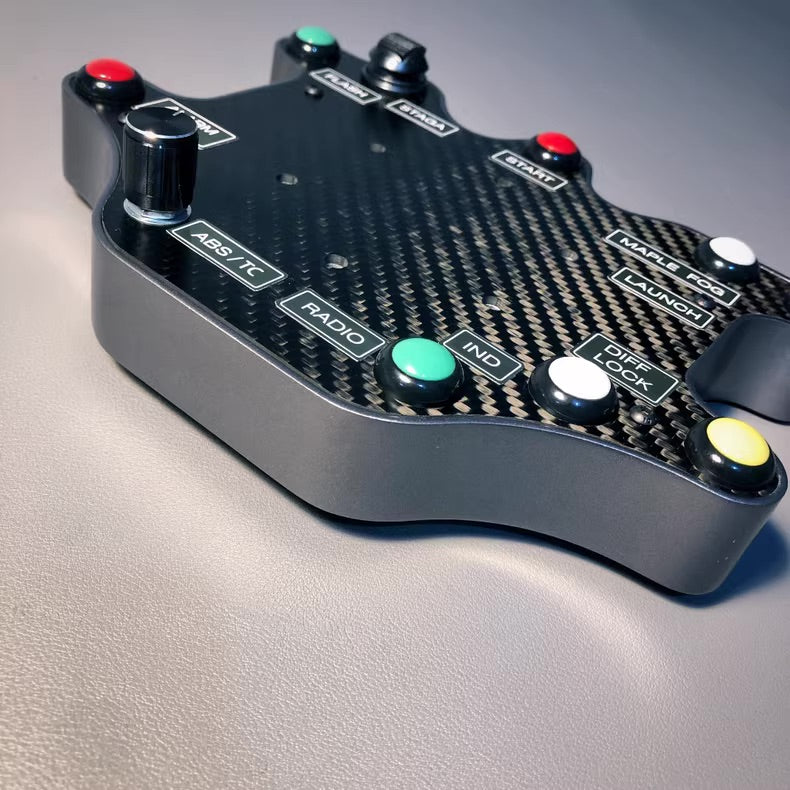 Rally Sim Racing Hub with Magnetic Paddle Shifters
