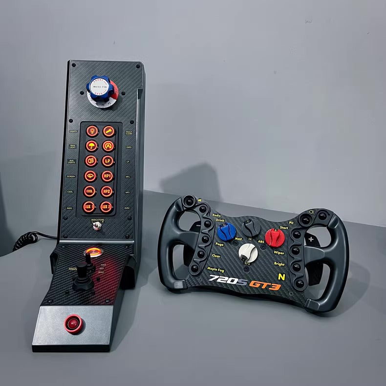 720 Sim Racing Carbon Fiber Button Box