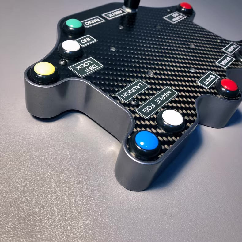 Rally Sim Racing Hub with Magnetic Paddle Shifters