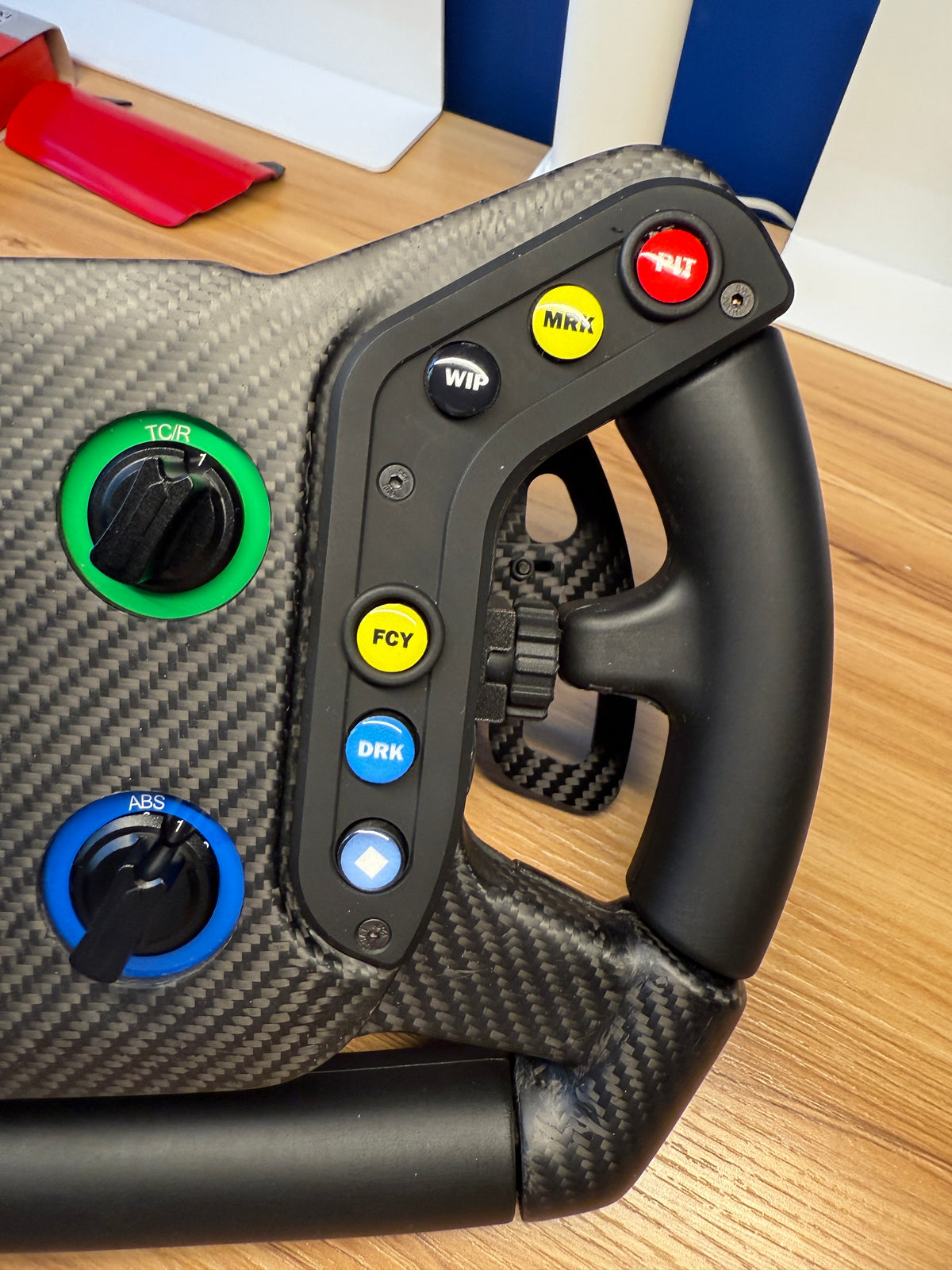 Sim Racing Wheel Gtp 992R GT3 Sim Racing Wheel | Carbon Fiber, 4 Magnetic Shifters ...