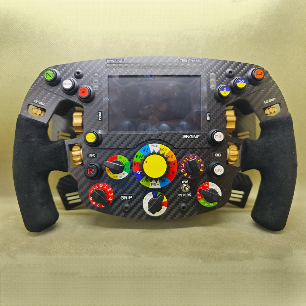 F1 Racing Wheel Screen SF70 F1 Sim Racing Wheel | VoCore Screen, 22 LEDs & Carbon Paddles ...