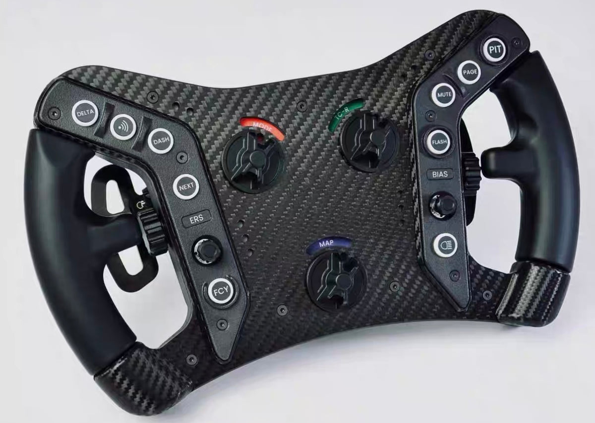 AMR GT3 Sim Racing Wheel | Alcantara, Carbon Fiber & APEM ...