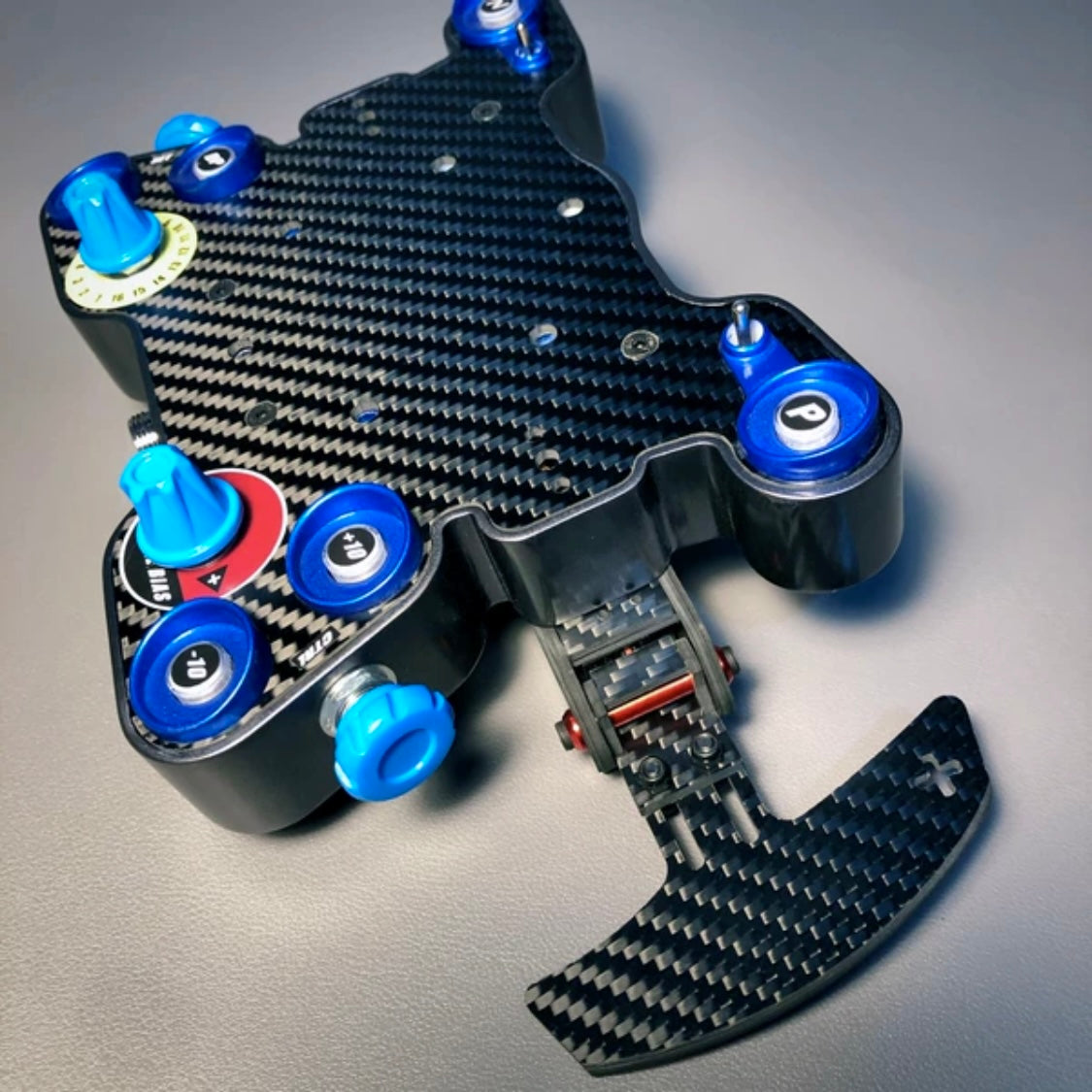 GTP Sim Racing Hub with Magnetic Paddle Shifters