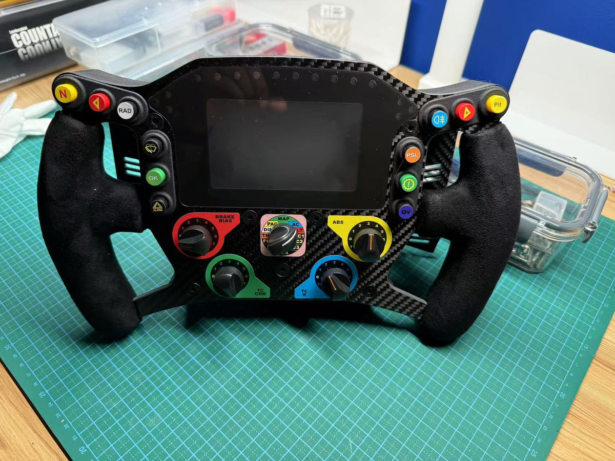 LM Hypercar Sim Racing Wheel | Hall Effect Clutch & 4.3