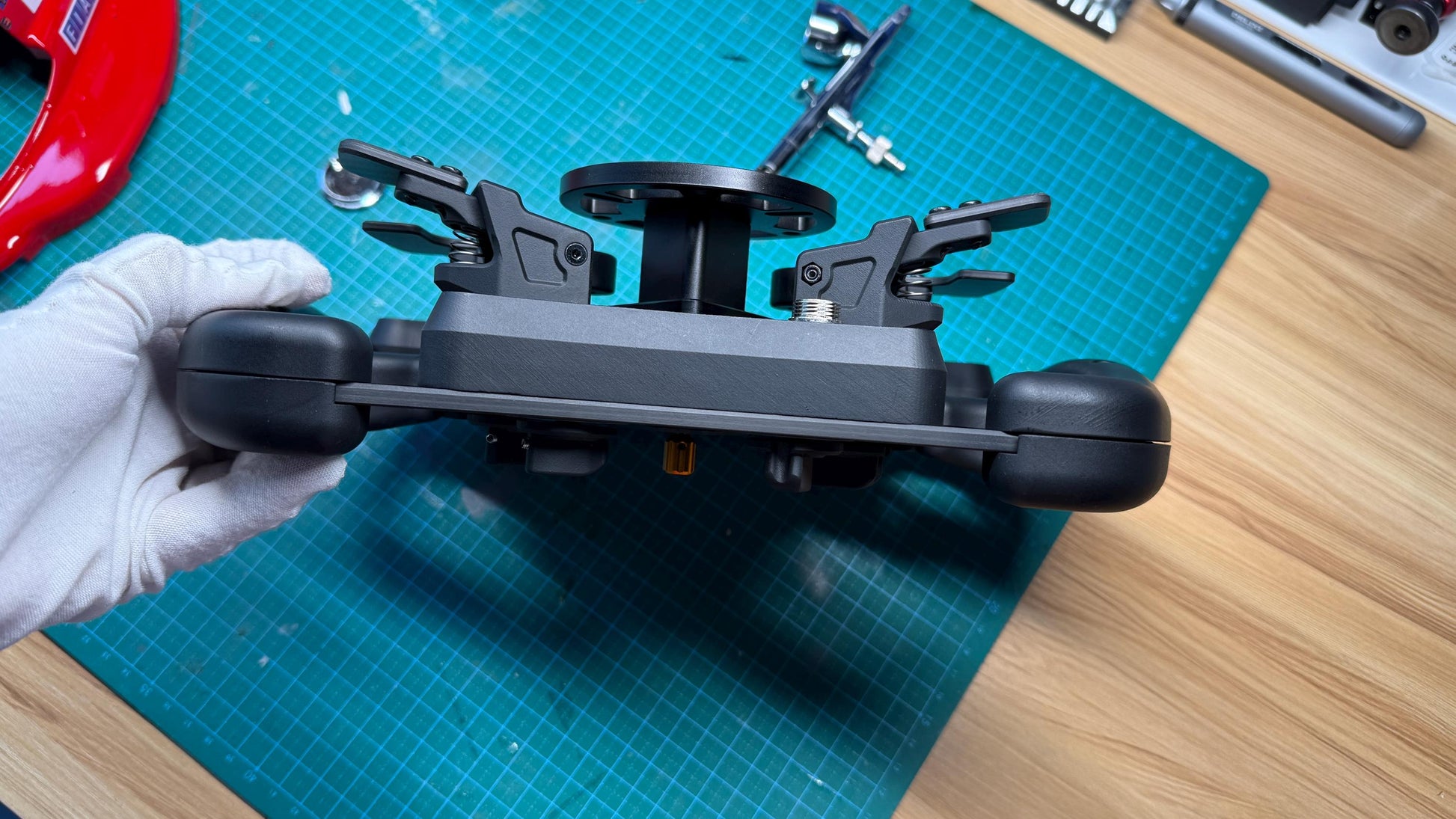 LMP2 Pro sim racing wheel — 7-way joystick and encoders